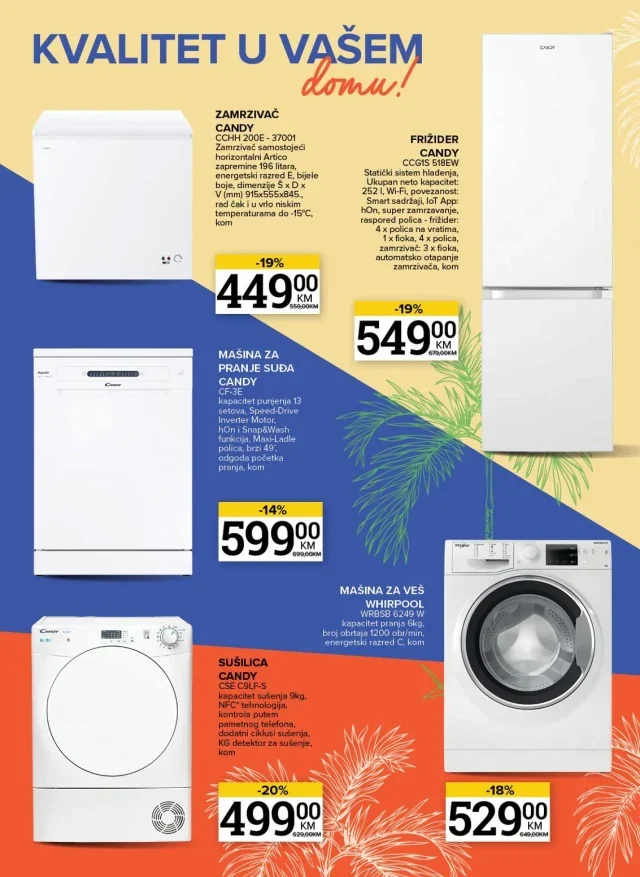 Konzum i Mercator: Sve za dom i uživanje (od 06.08. do 30.08.2026)