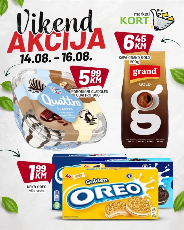 Kort marketi: Vikend akcija