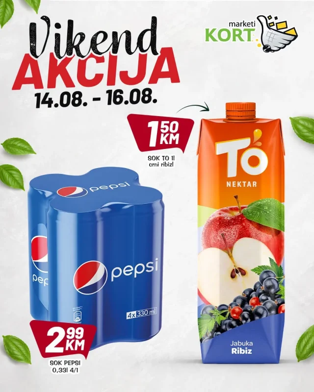 Kort marketi: Vikend akcija