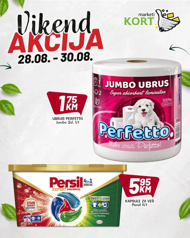 Kort marketi: Vikend akcija