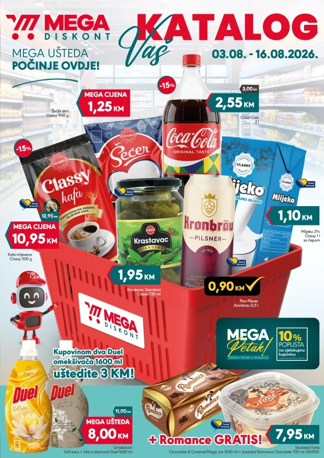 Mega diskont: Katalog (od 03.08. do 16.08.2026)