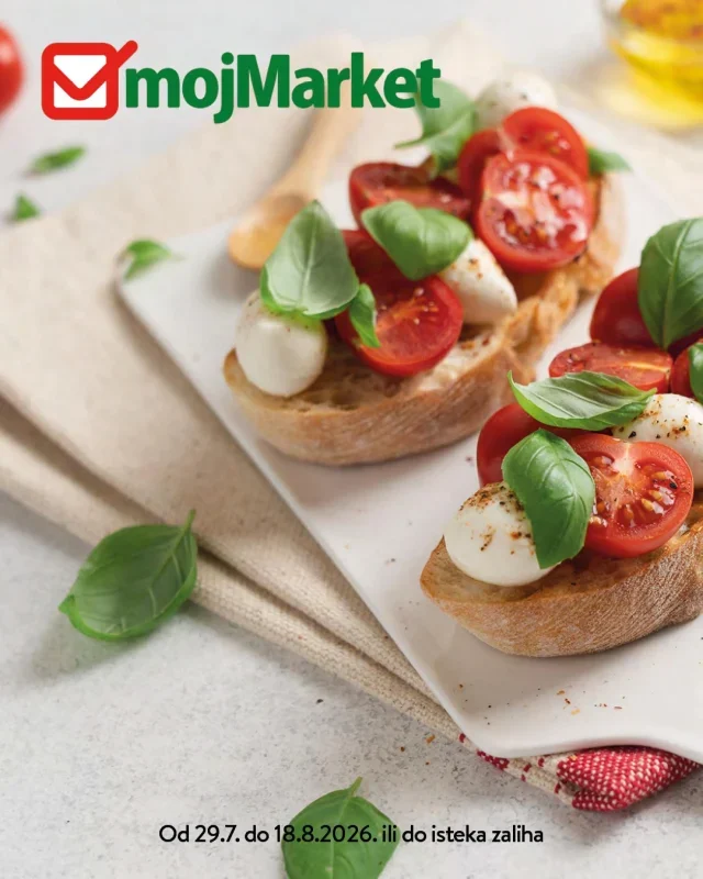 Moj Market: Katalog (od 29.07. do 18.08.2026)