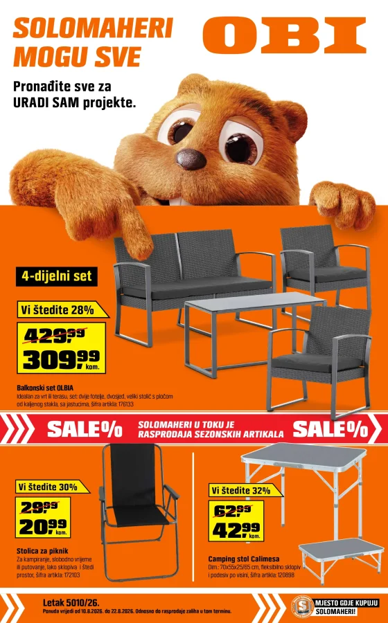 OBI: Katalog (od 10.08. do 22.08.2026)