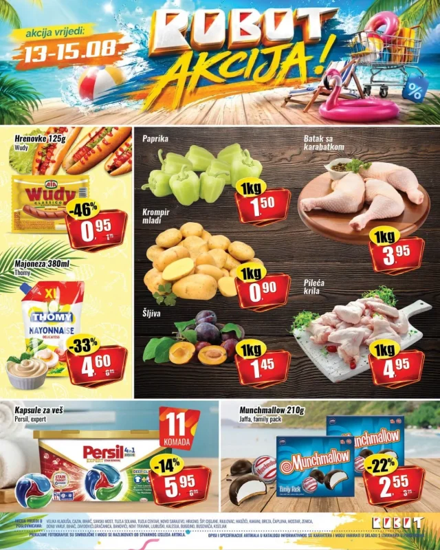 Robot: Akcija (od 13.08. do 15.08.2026)
