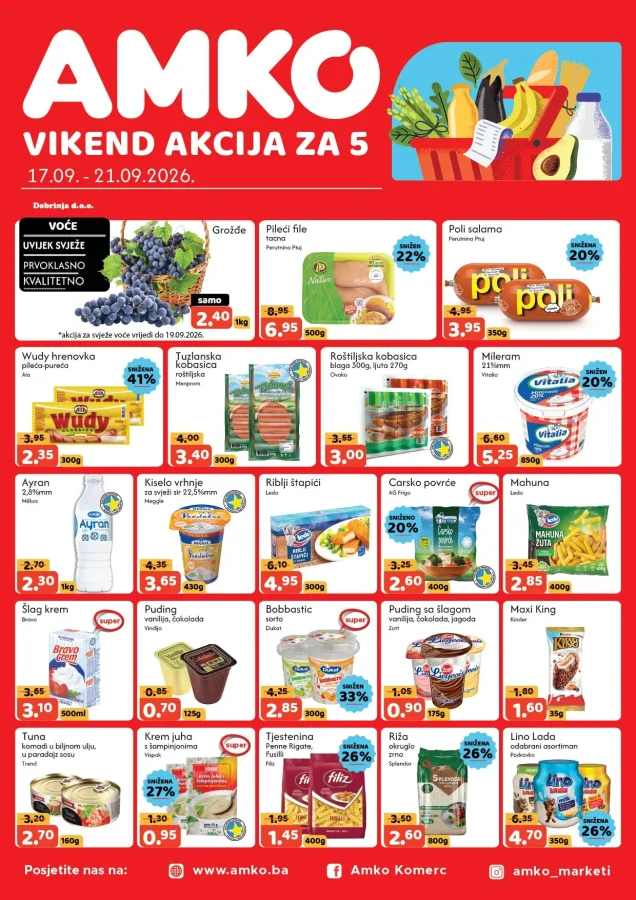 Amko: Vikend akcija (od 17.09. do 21.09.2026)