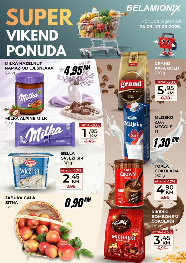 Belamionix: Super vikend ponuda (od 24.09. do 27.09.2026)