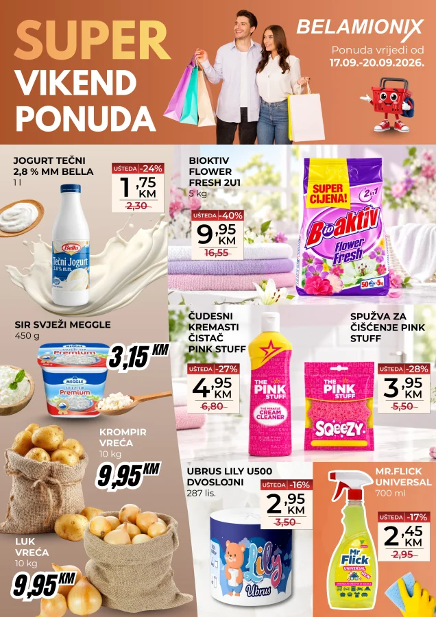 Belamionix: Vikend ponuda (od 17.09. do 20.09.2026)