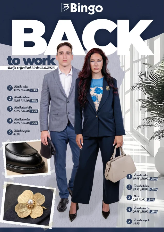 Bingo: Back to work (od 01.09. do 13.09.2026)