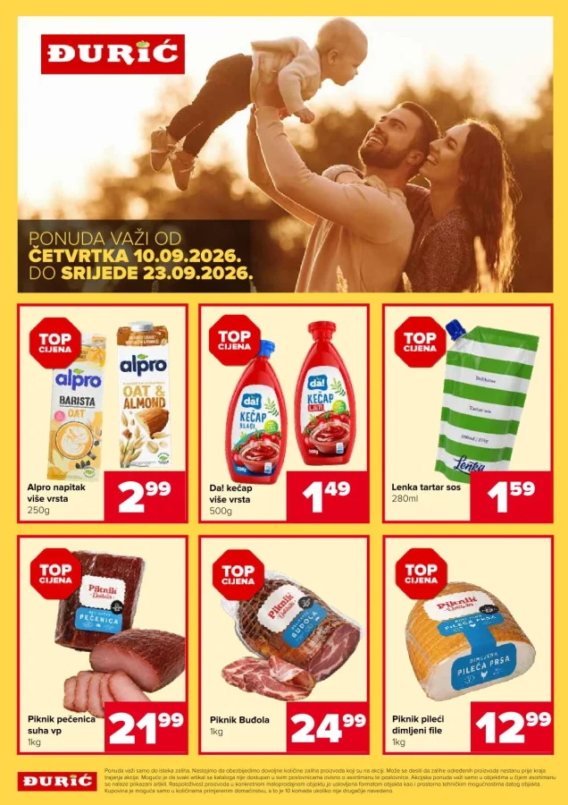Đurić: Katalog (od 10.09. do 23.09.2026)