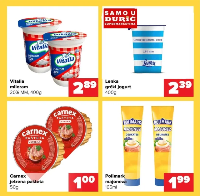 Đurić marketi: Vikend akcija