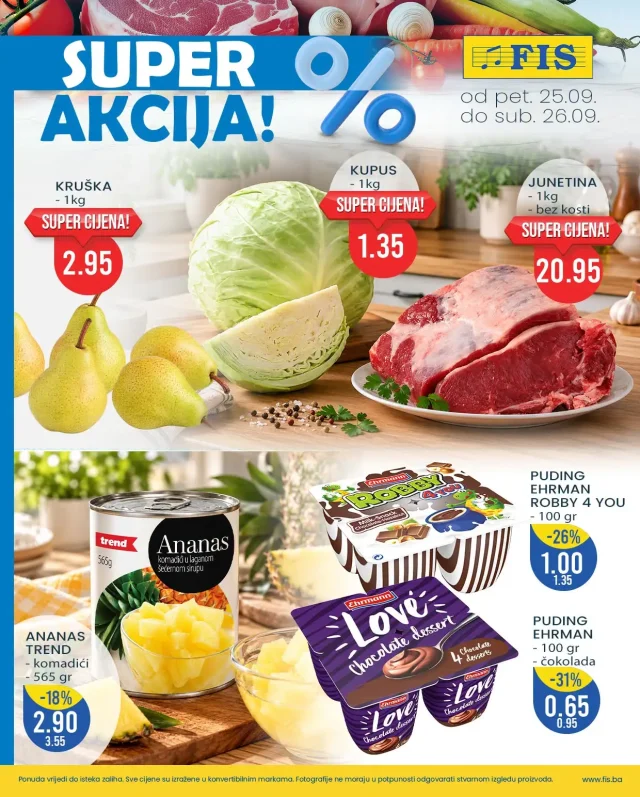FIS: Super akcija (od 25.09. do 26.09.2026)
