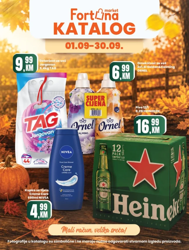 Fortuna marketi: Katalog (od 01.09. do 30.09.2026)