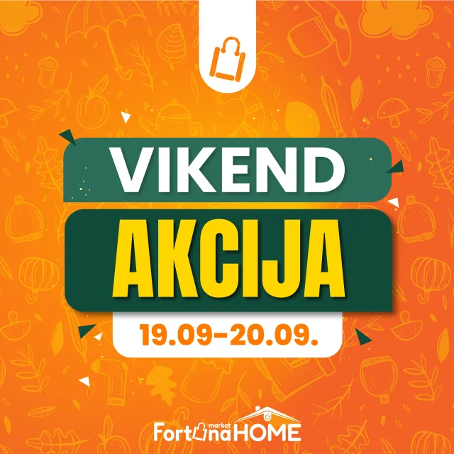 Fortuna Marketi: Vikend akcija (od 19.09. do 20.09.2026)