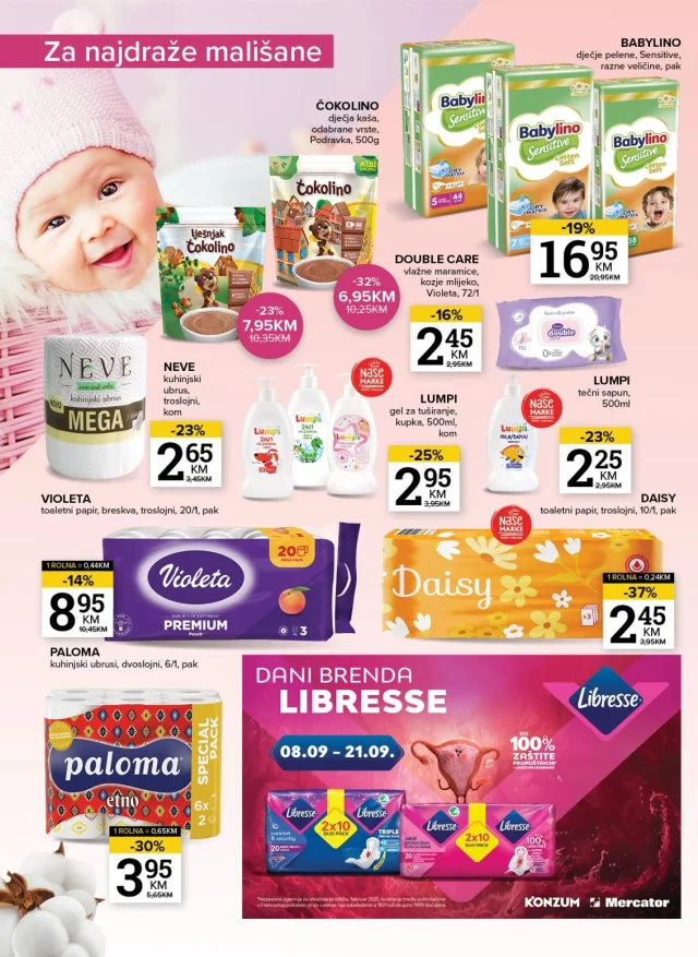 Konzum i Mercator: Katalog FBiH (od 15.09. do 21.09.2026)