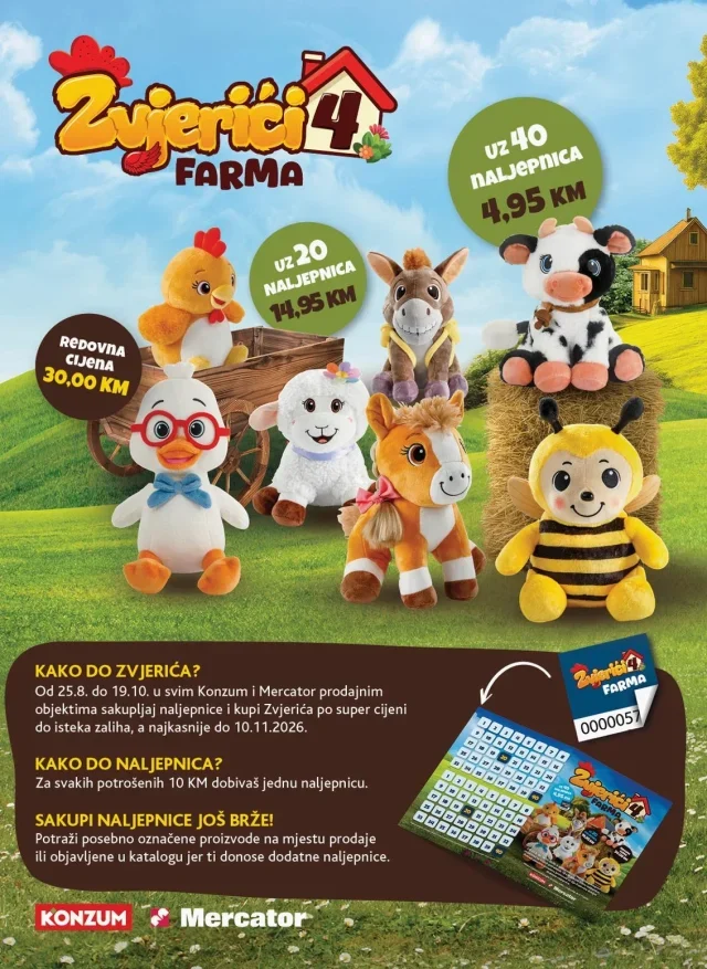 Konzum i Mercator: Katalog FBiH (od 29.09. do 05.10.2026)