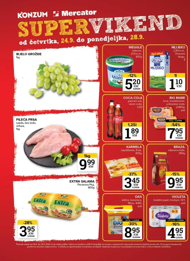 Konzum i Mercator: Katalog RS
