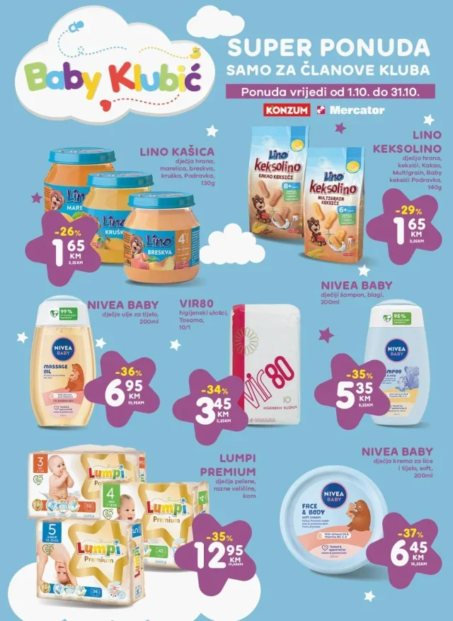 Konzum i Mercator: Katalog RS (od 29.09. do 05.10.2026)