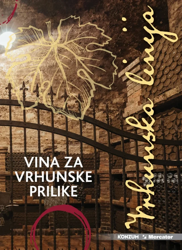 Konzum i Mercator: Naša selekcija vina (od 21.09. do 22.11.2026)