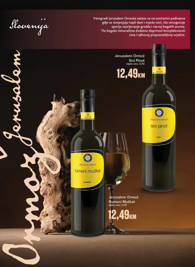 Konzum i Mercator: Naša selekcija vina (od 21.09. do 22.11.2026)