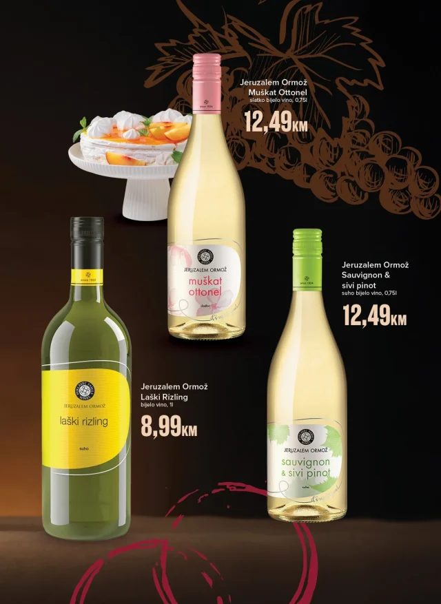 Konzum i Mercator: Naša selekcija vina (od 21.09. do 22.11.2026)