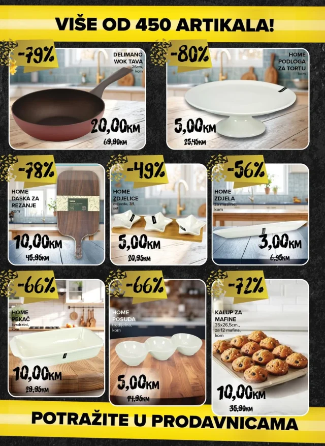Konzum i Mercator: Sve za dom i uživanje