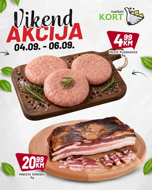 Kort marketi: Vikend akcija
