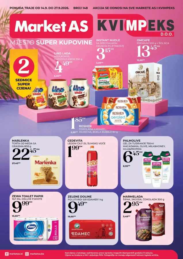 Market AS: Katalog (od 14.09. do 27.09.2026)