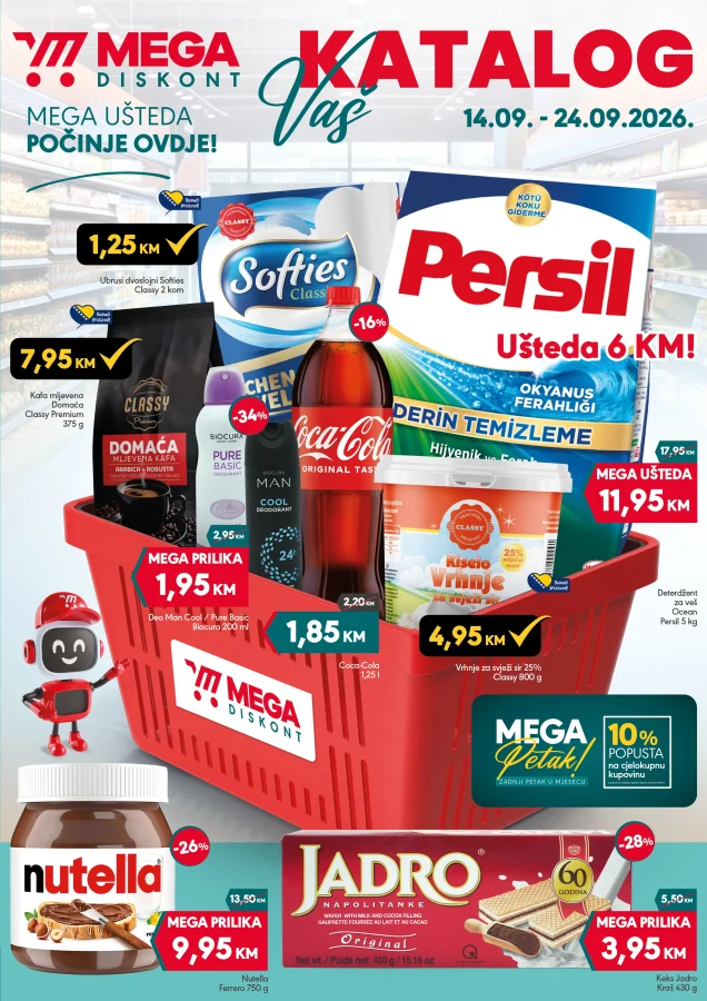 Mega diskont: Katalog (od 14.09. do 24.09.2026)
