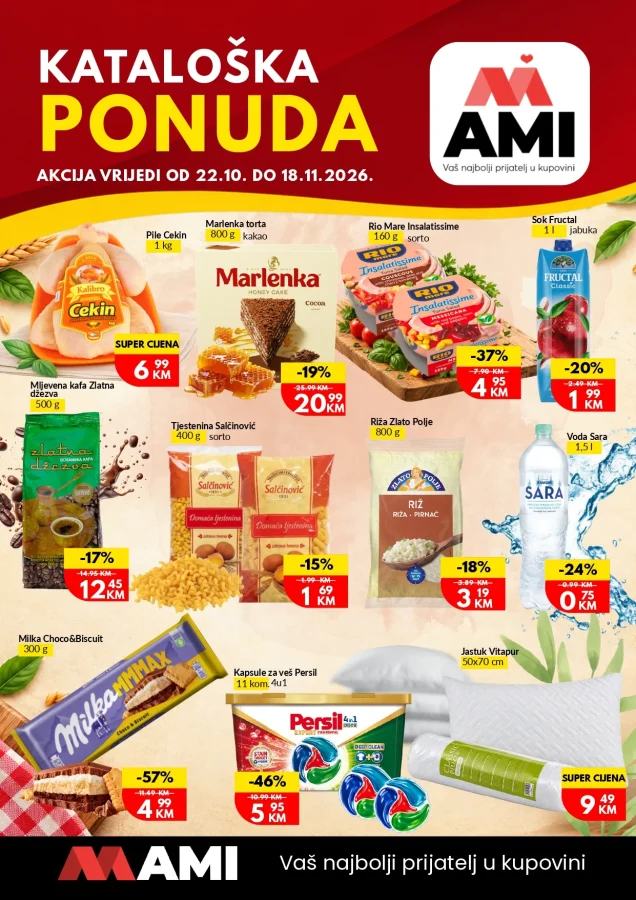 AMI: Kataloška ponuda (od 22.10. do 18.11.2026)