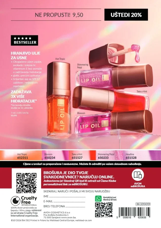 Avon: Katalog (od 01.10. do 31.10.2026)