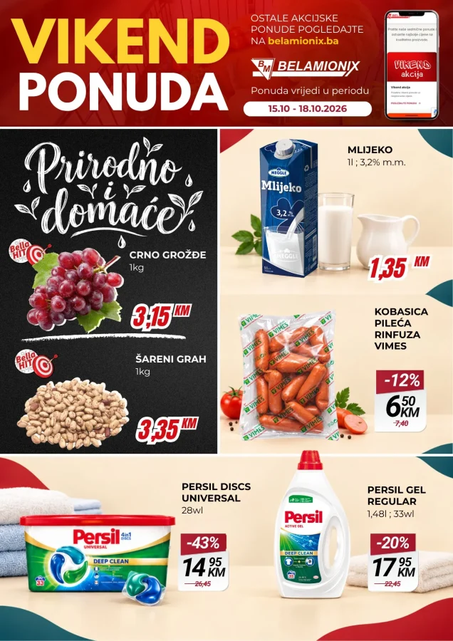 Belamionix: Vikend ponuda (od 15.10. do 18.10.2026)