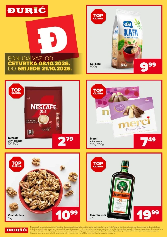 Đurić: Katalog (od 08.10. do 21.10.2026)