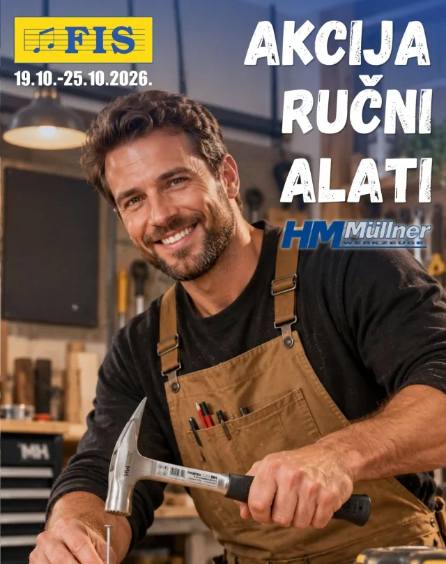 FIS: Akcija ručni alati (od 19.10. do 25.10.2026)
