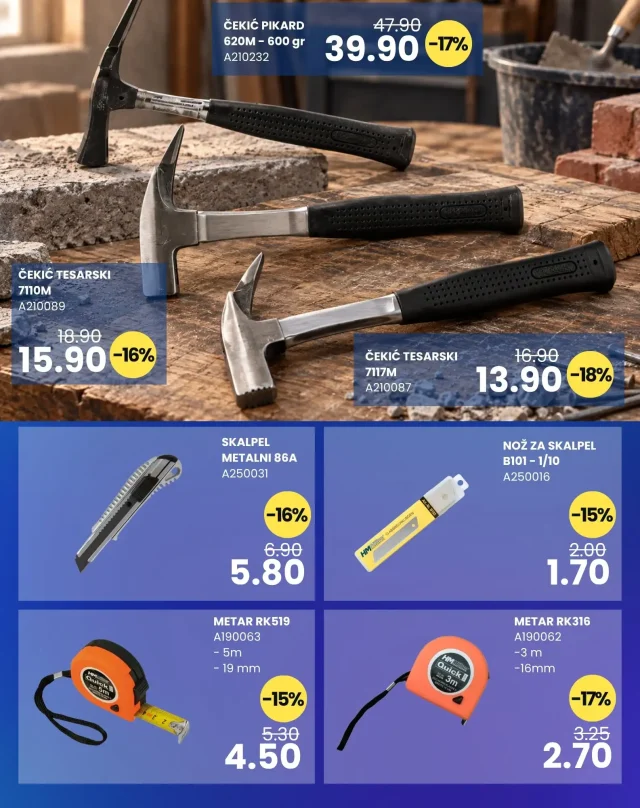 FIS: Akcija ručni alati