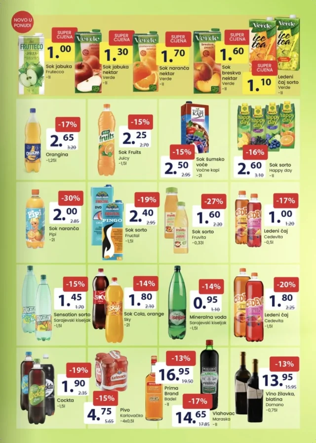 FIS: Akcijska ponuda prehrane
