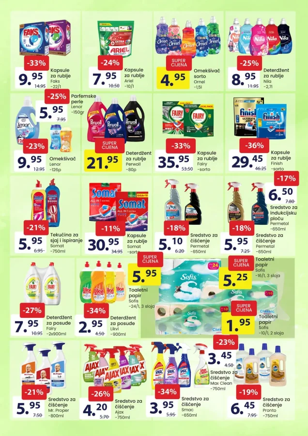 FIS: Akcijska ponuda prehrane