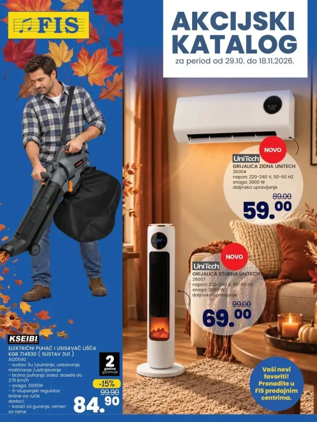 FIS: Akcijski katalog (od 29.10. do 18.11.2026)