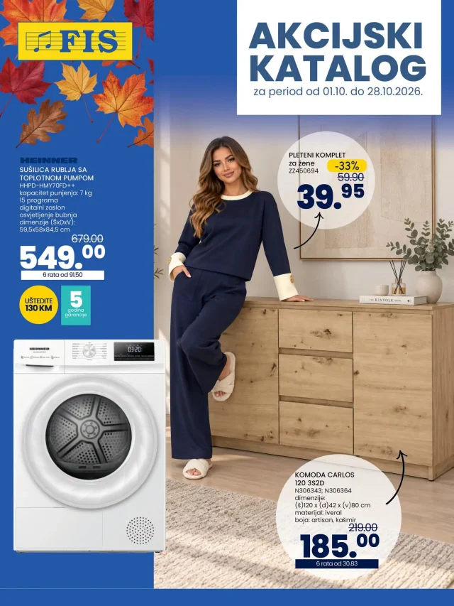 FIS: Akcijski katalog (od 01.10. do 28.10.2026)
