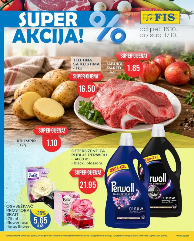 FIS: Super akcija (od 16.10. do 17.10.2026)