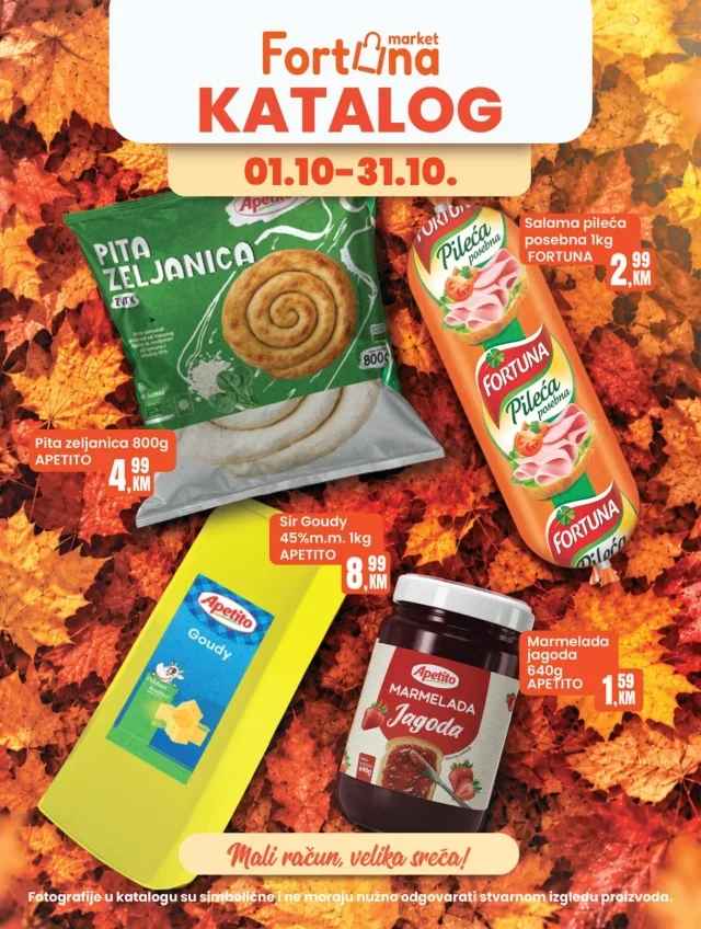 Fortuna marketi: Katalog (od 01.10. do 31.10.2026)