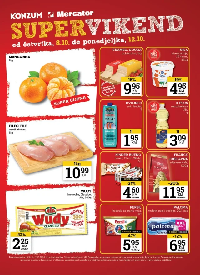 Konzum i Mercator: Katalog FBiH