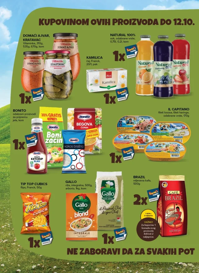 Konzum i Mercator: Katalog FBiH