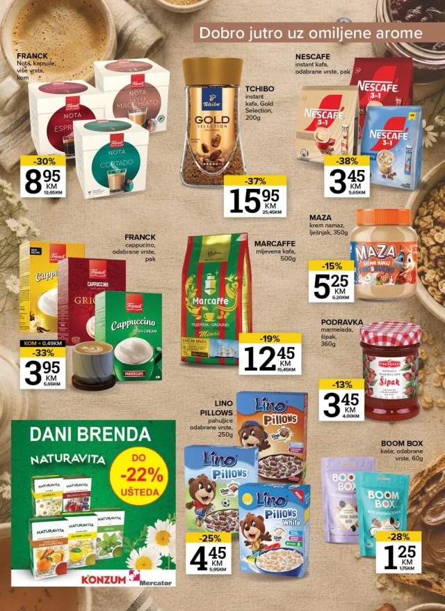 Konzum i Mercator: Katalog RS