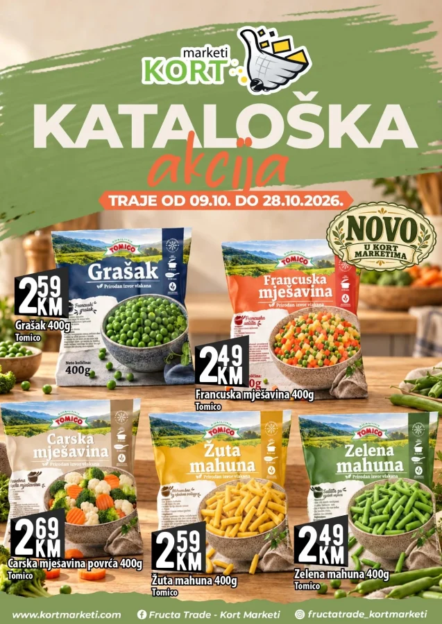 Kort marketi: Kataloška akcija (od 09.10. do 28.10.2026)
