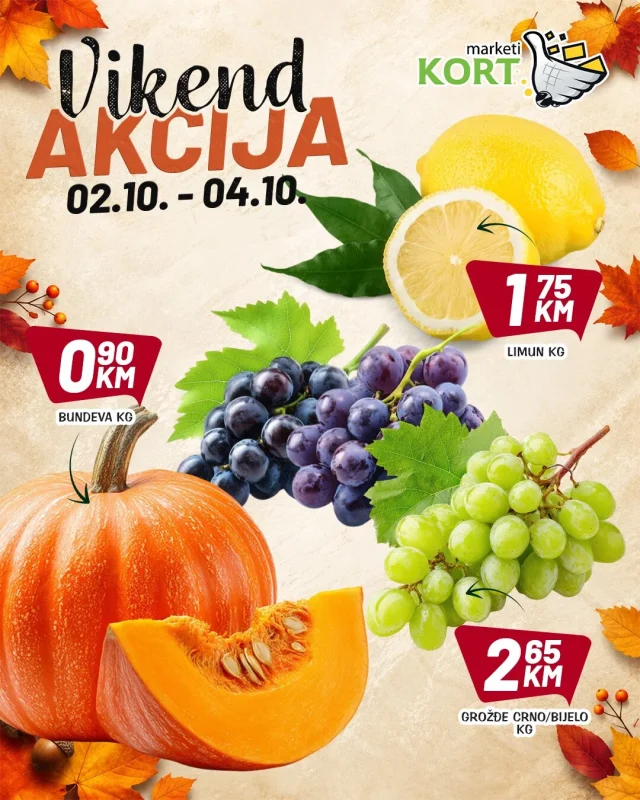 Kort marketi: Vikend akcija