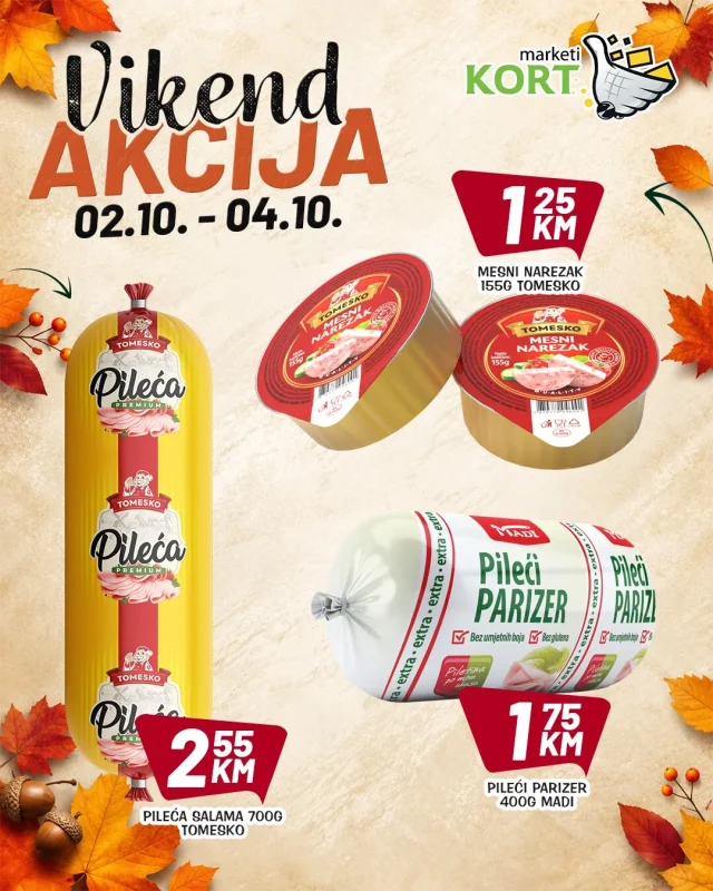 Kort marketi: Vikend akcija