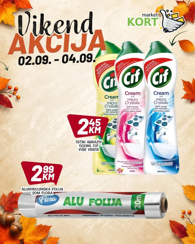 Kort marketi: Vikend akcija