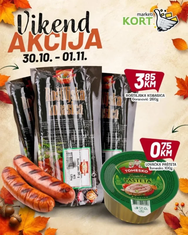 Kort marketi: Vikend akcija