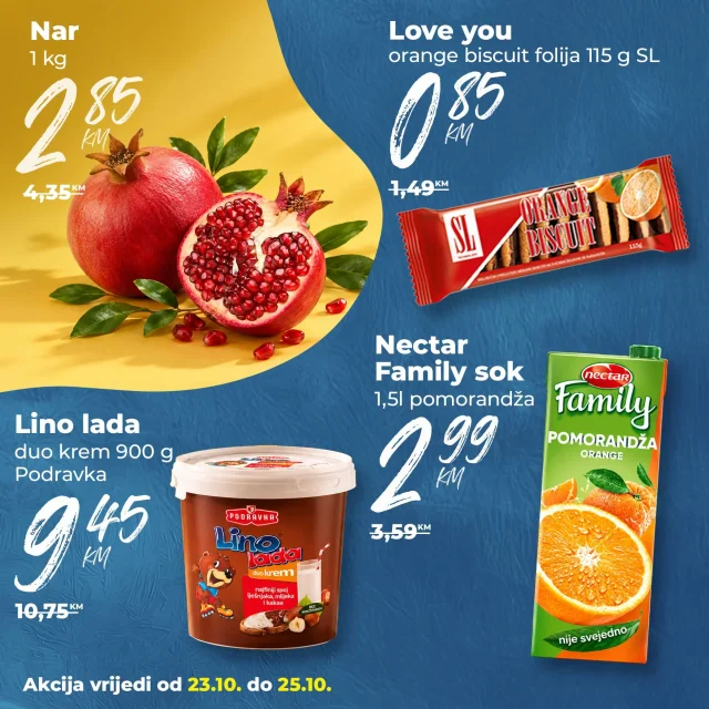 Market AS: Vikend akcija (od 23.10. do 25.10.2026)