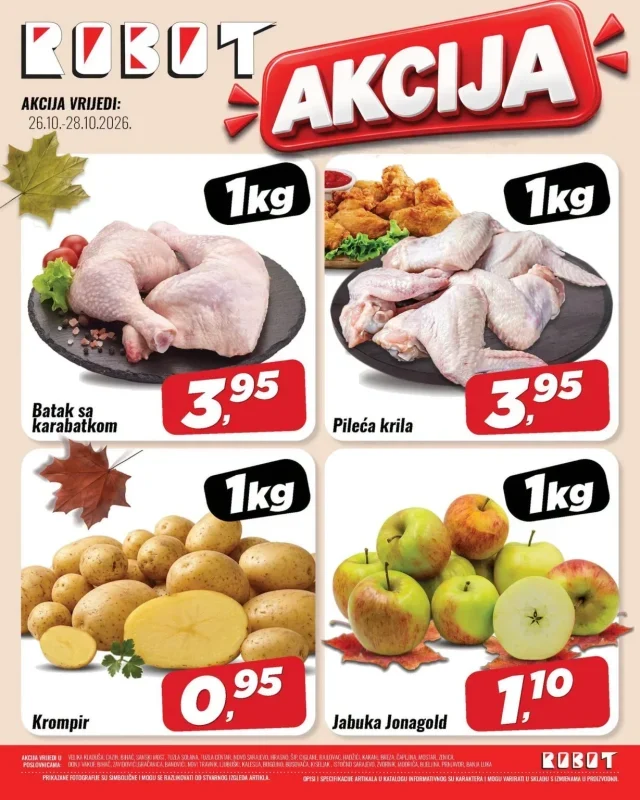 Robot: Akcija (od 26.10. do 28.10.2026)